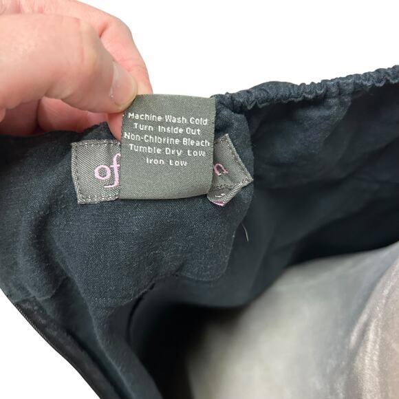 Eco‎ Minimalist Black Halter Dress Of the Earth Hemp Cotton Blend Size M - Picture 6 of 6